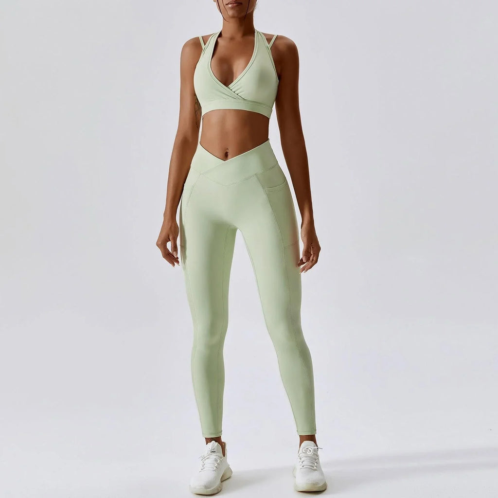Kali Women Hip Lift Quick Drying Breathable Skinny Running Set - Vestir en Moda