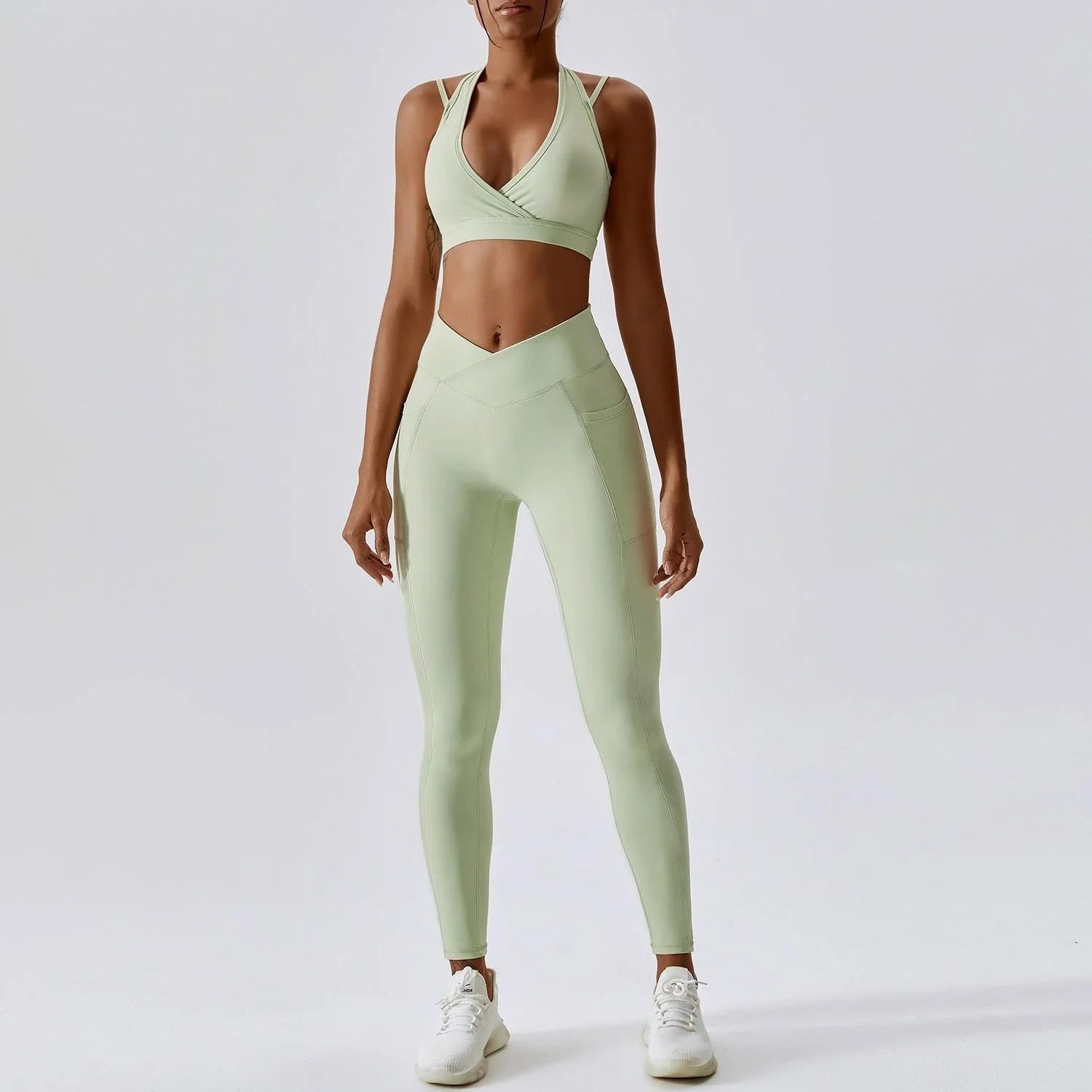 Kali Women Hip Lift Quick Drying Breathable Skinny Running Set - Vestir en Moda