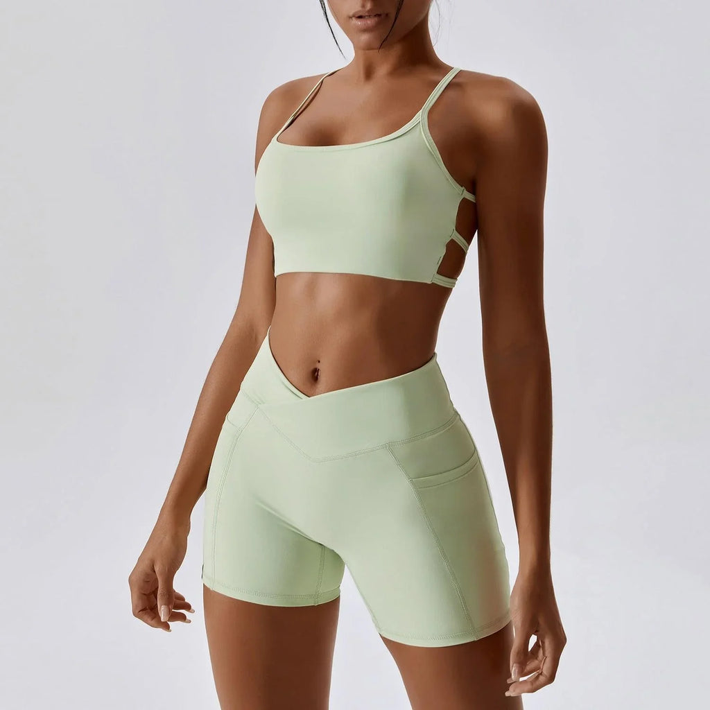 Kali Women Hip Lift Quick Drying Breathable Skinny Running Set - Vestir en Moda