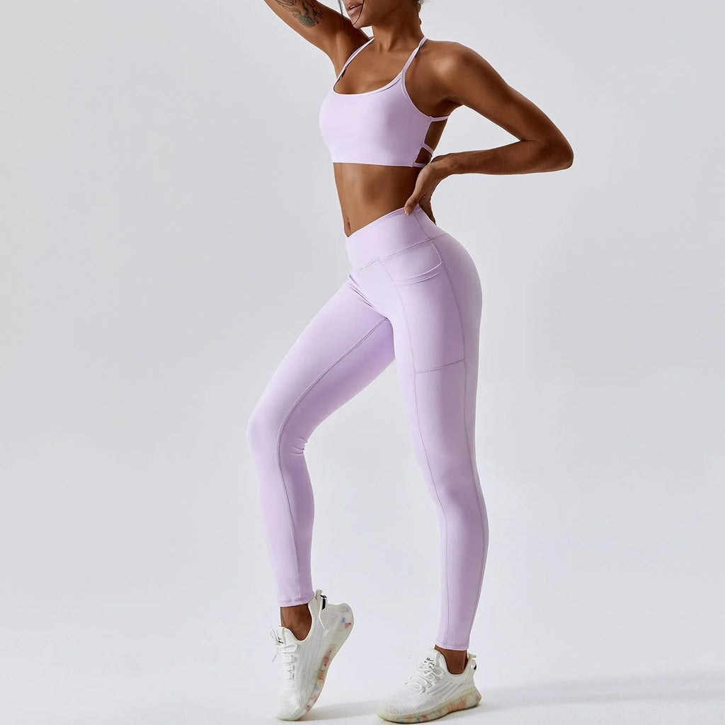 Kali Women Hip Lift Quick Drying Breathable Skinny Running Set - Vestir en Moda