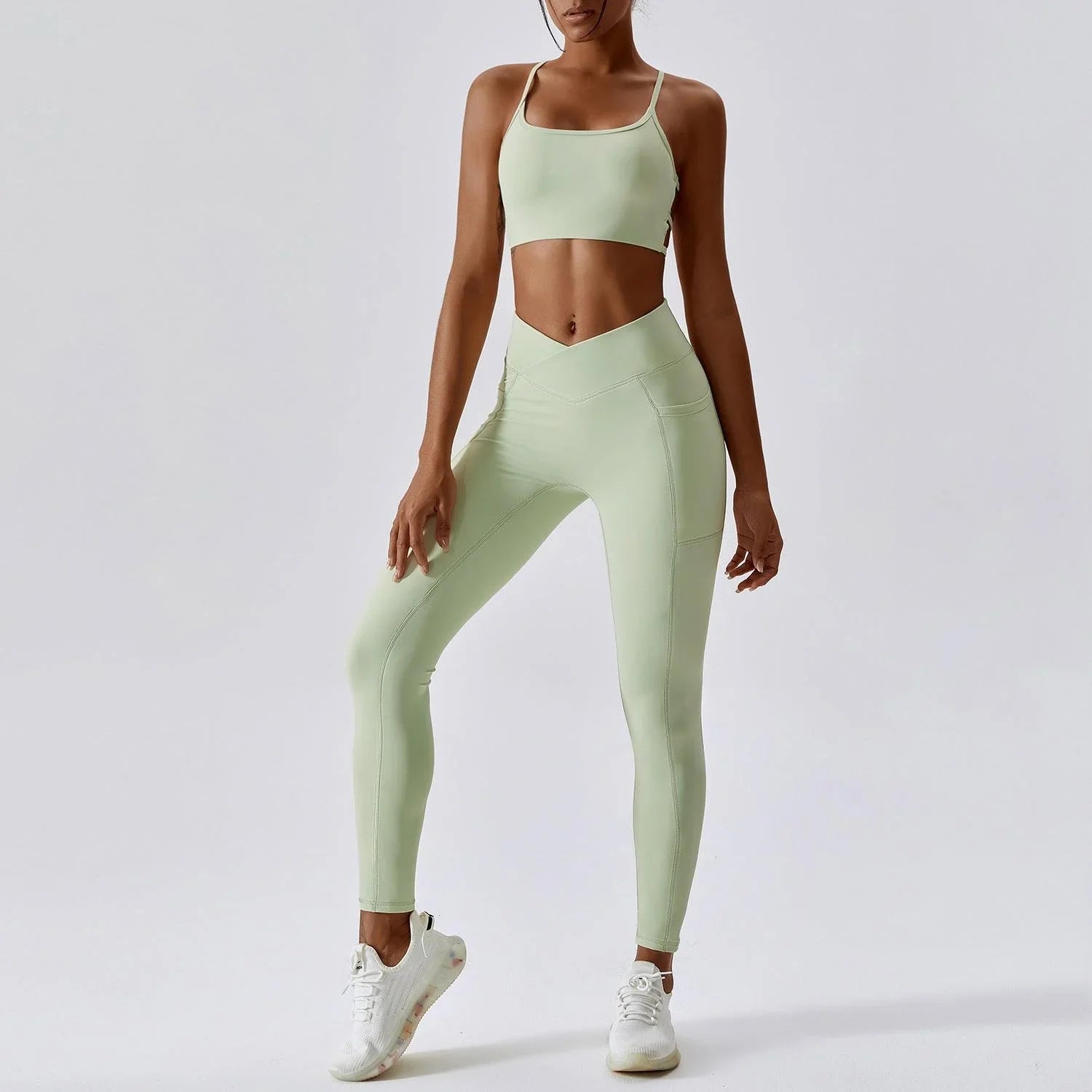 Kali Women Hip Lift Quick Drying Breathable Skinny Running Set - Vestir en Moda