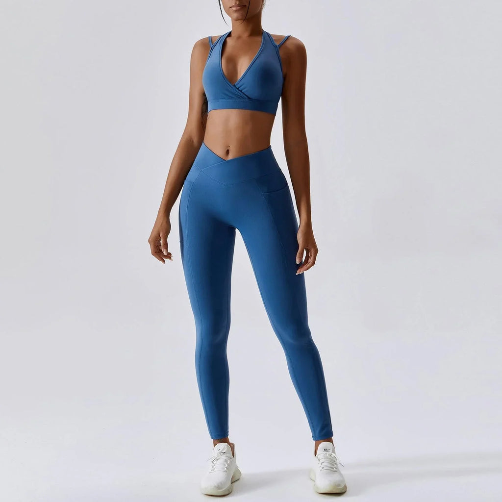 Kali Women Hip Lift Quick Drying Breathable Skinny Running Set - Vestir en Moda