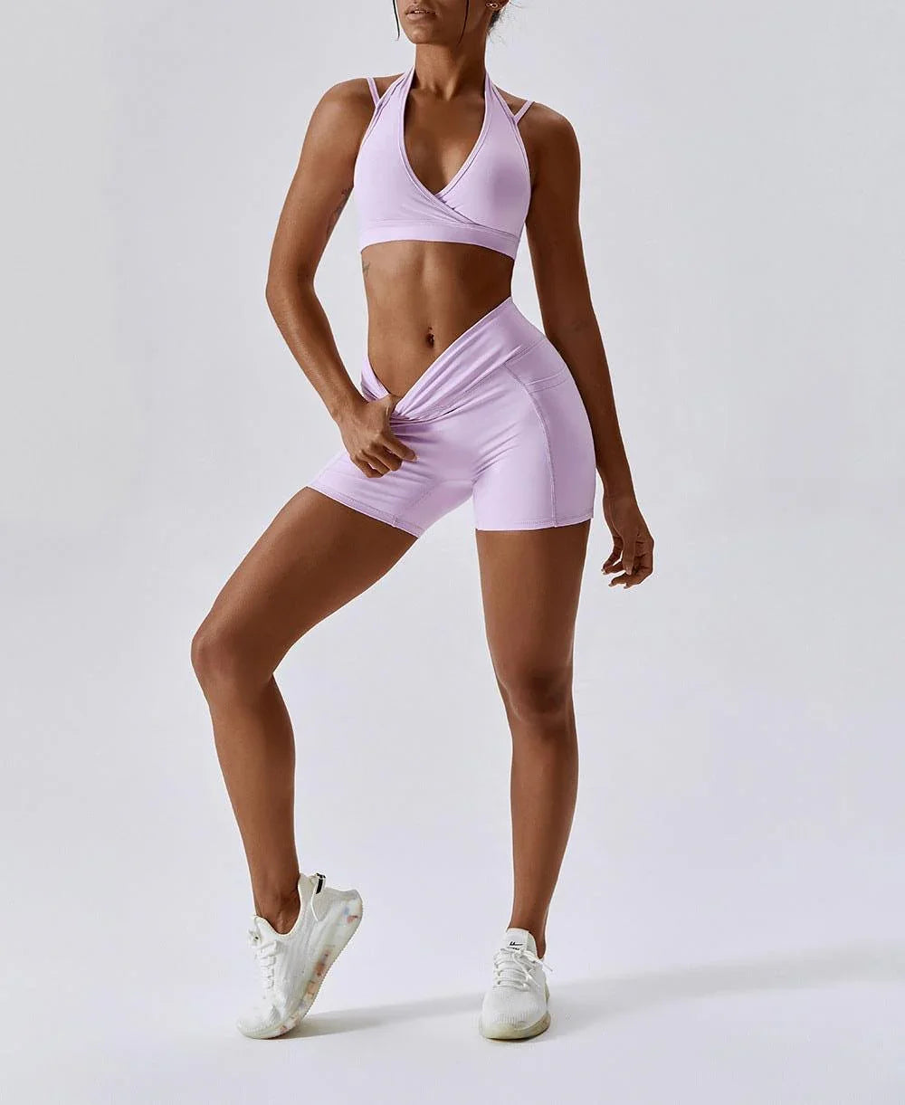 Kali Women Hip Lift Quick Drying Breathable Skinny Running Set - Vestir en Moda
