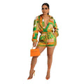Karmala Casual Baggy Straight Trousers Printed Two Piece Set - Vestir en Moda