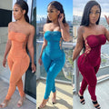 Kendry Sexy Off Shoulder Women Sleeveless Jumpsuits - Vestir en Moda