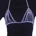 Khloe Sexy Rhinestones Body Chain Model Waist - Vestir en Moda