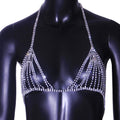 Khloe Sexy Rhinestones Body Chain Model Waist - Vestir en Moda