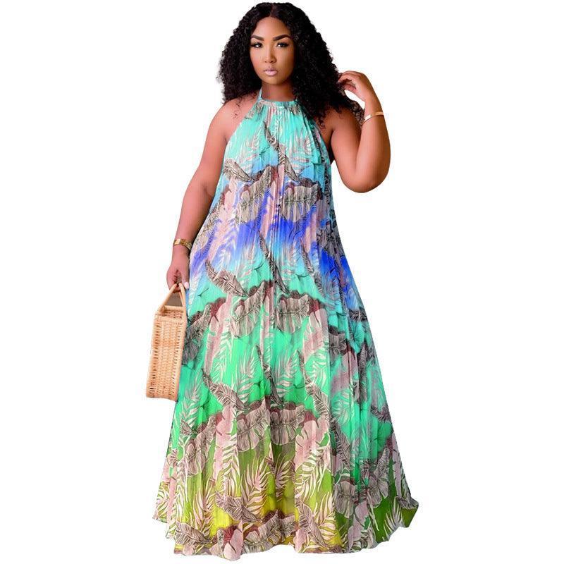 KIM Plus Size Digital Printing Swing Women - Vestir en Moda