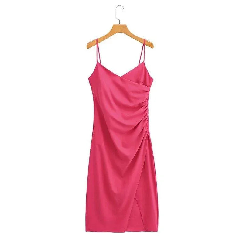 Klara Women New Pleated Sexy Sleeveless Dresses - Vestir en Moda