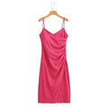 Klara Women New Pleated Sexy Sleeveless Dresses - Vestir en Moda
