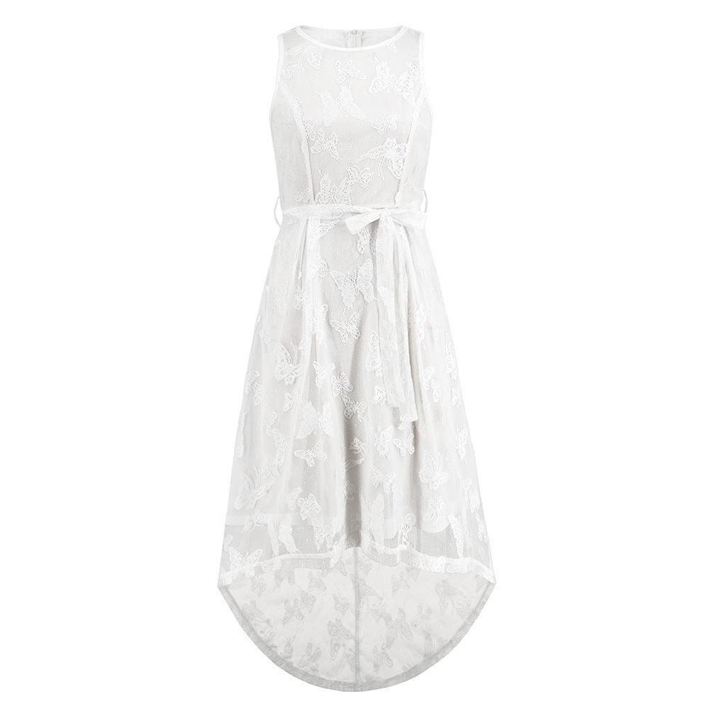 Kristen Women Clothing Sexy Sleeveless Lace Mesh Dresses - Vestir en Moda