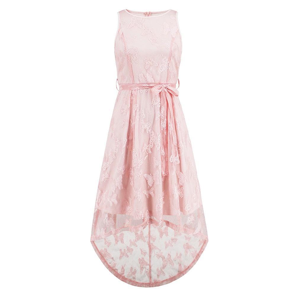 Kristen Women Clothing Sexy Sleeveless Lace Mesh Dresses - Vestir en Moda
