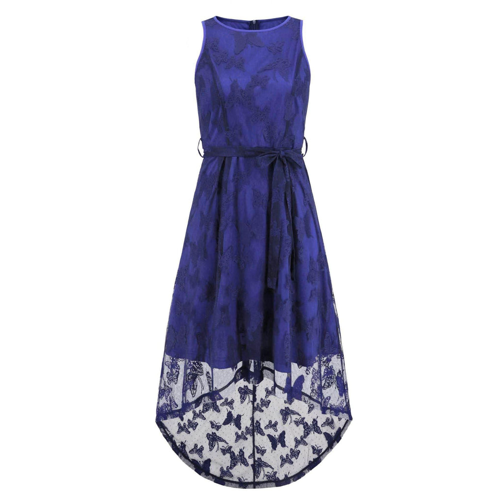 Kristen Women Clothing Sexy Sleeveless Lace Mesh Dresses - Vestir en Moda