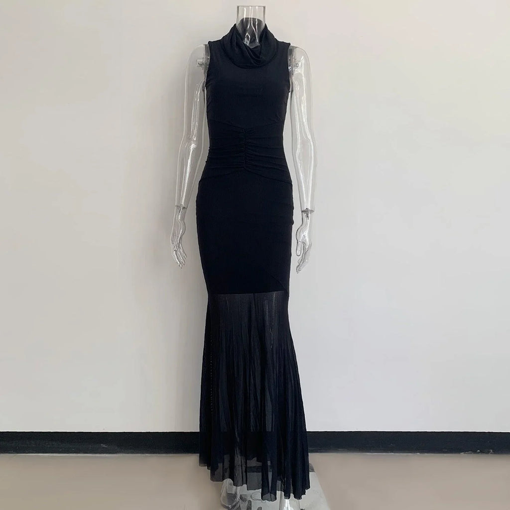 Kylie Clothing Pleated Mesh Women Dresses - Vestir en Moda