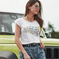 Leilani Letter Printed Simple Designer Tees - Vestir en Moda
