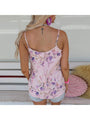 Leilani Summer Printing Lace V-Neck Camisole Top - Vestir en Moda
