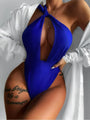 Liah Hollow Out One Shoulder Swim Wear Bikini - Vestir en Moda