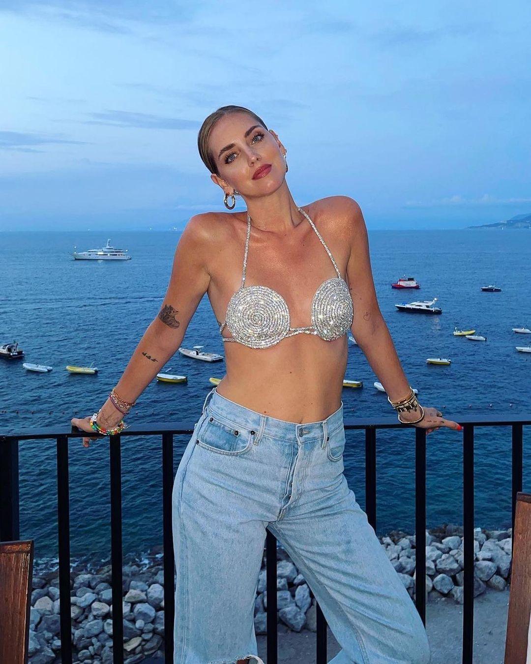 Liah Sexy Underwear Round Hollow Diamond Tank Tops - Vestir en Moda