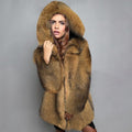 Lili Faux Coat Mid Length Fur Western - Vestir en Moda
