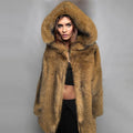 Lili Faux Coat Mid Length Fur Western - Vestir en Moda