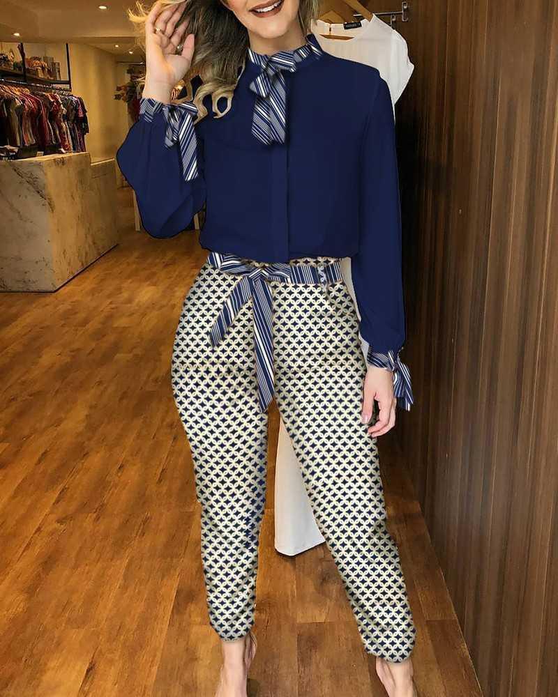 Lilian Temperament Fashion Casual Very Elegant Two Piece Set - Vestir en Moda