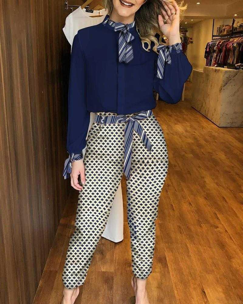 Lilian Temperament Fashion Casual Very Elegant Two Piece Set - Vestir en Moda