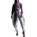 Londyn Sexy Nightclub Solid Color Lace Up Ankle-Tied Wide Leg Pants - Vestir en Moda