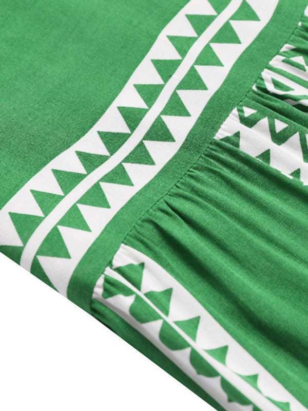 Lyra Retro Ethnic Stripe Printed Sexy Style Skirt - Vestir en Moda