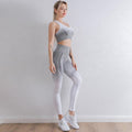 Mackenzie Workout Clothes Seamless Knitted Nylon Quick-Drying Running Outfit - Vestir en Moda
