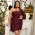 Maddie Plus Size Women Wedding Light Sequined Evening - Vestir en Moda