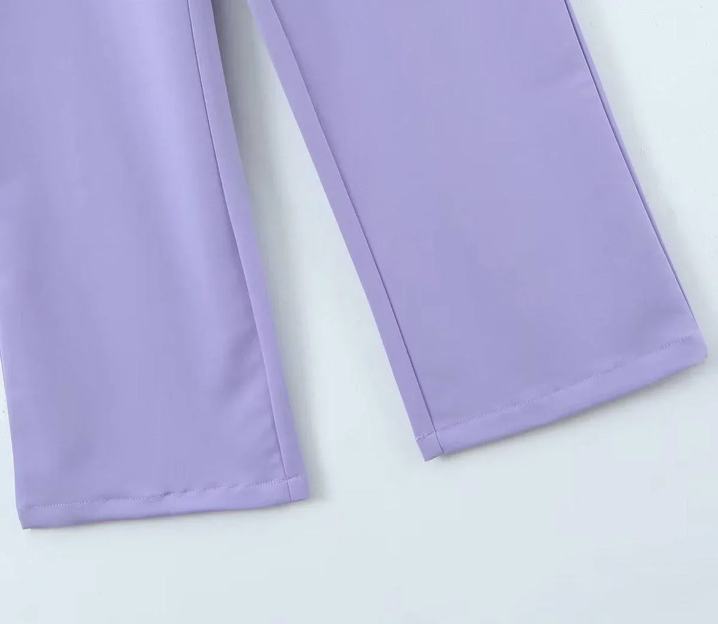 Madison Clothing High Waist Buckle Casual Two Piece Sets - Vestir en Moda