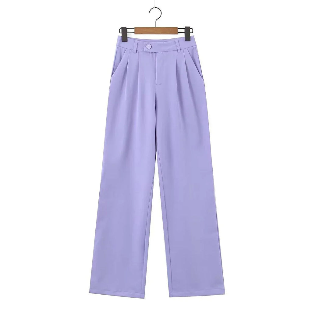Madison Clothing High Waist Buckle Casual Two Piece Sets - Vestir en Moda