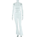 Madison Clothing Solid Color Sling Casual two pieces sets - Vestir en Moda