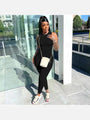 Madison Crew Neck Sleeveless Sexy Jumpsuit - Vestir en Moda
