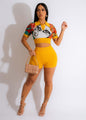 Madison Women Print Sleeve Sets 2023 Casual Two Piece Set Outfit - Vestir en Moda
