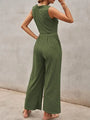 Maité Women Solid Color Loose Sleeveless Jumpsuits - Vestir en Moda