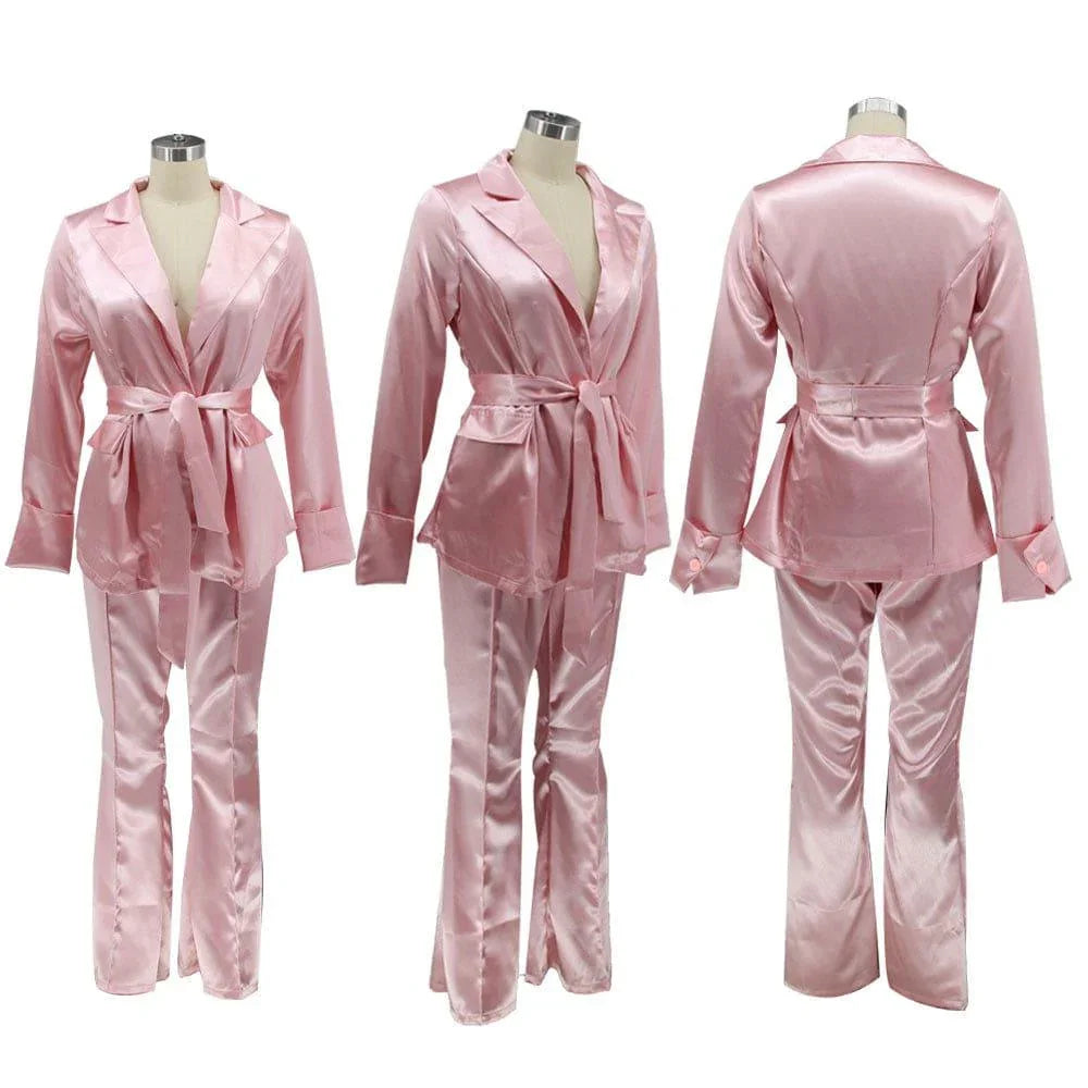 Makayla Solid Color Clubwear High Quality Two Piece Set - Vestir en Moda