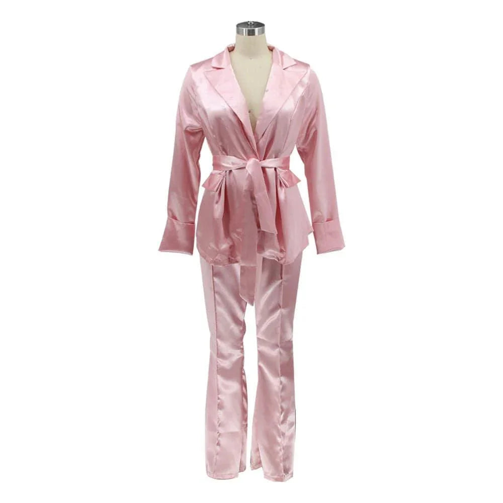 Makayla Solid Color Clubwear High Quality Two Piece Set - Vestir en Moda