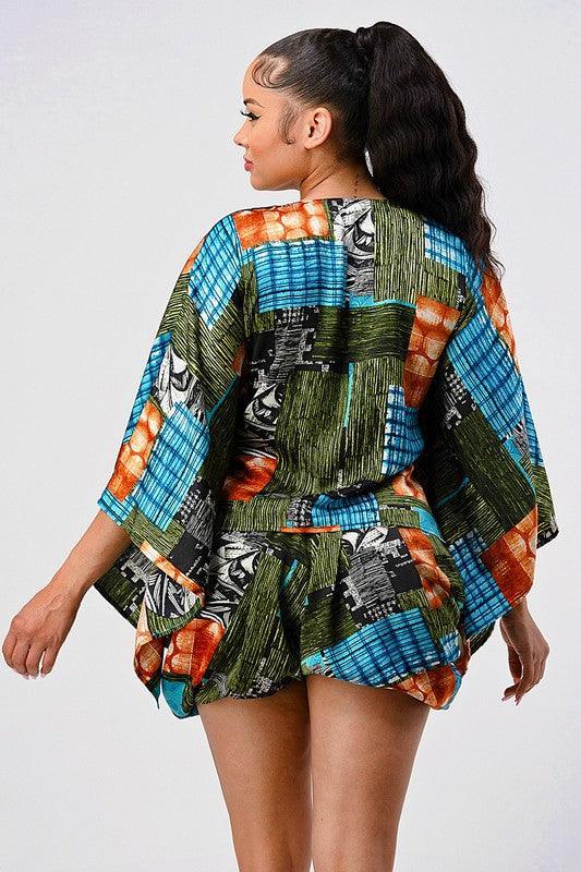 Malenne Ready for Vacation Tropical Printed Two Piece Set - Vestir en Moda