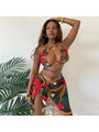 Maliyah Sexy Printing Halter 2 Piece Bikini - Vestir en Moda