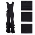 Manuela Autumn Women Skinny Jumpsuits Solid color Sleeveless - Vestir en Moda
