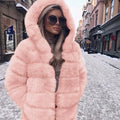 Mar Women Plush Warm Coat - Vestir en Moda