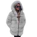 Mar Women Plush Warm Coat - Vestir en Moda