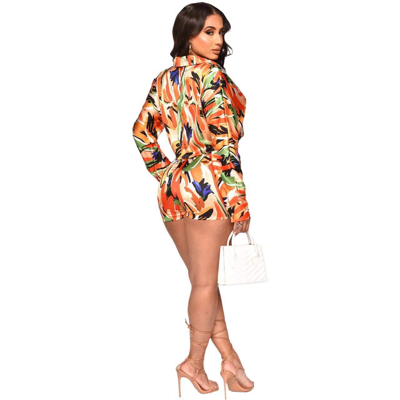Marbele Nightclub Uniforms Casual Printing Two-Piece Set - Vestir en Moda