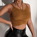 Marcela Street Trend Solid Color Vest Tank Tops - Vestir en Moda