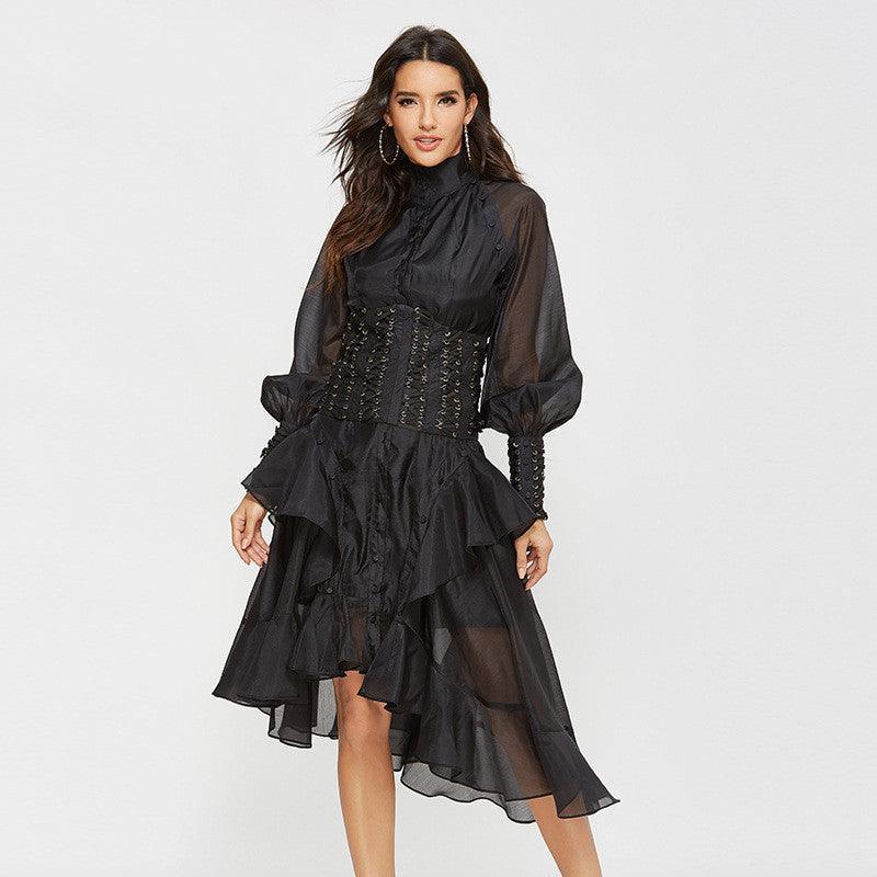 Marcela Stunning Flower Printed Party Dresses - Vestir en Moda