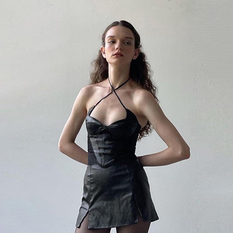 Marcela Winter Women Clothing Halter Dresses - Vestir en Moda