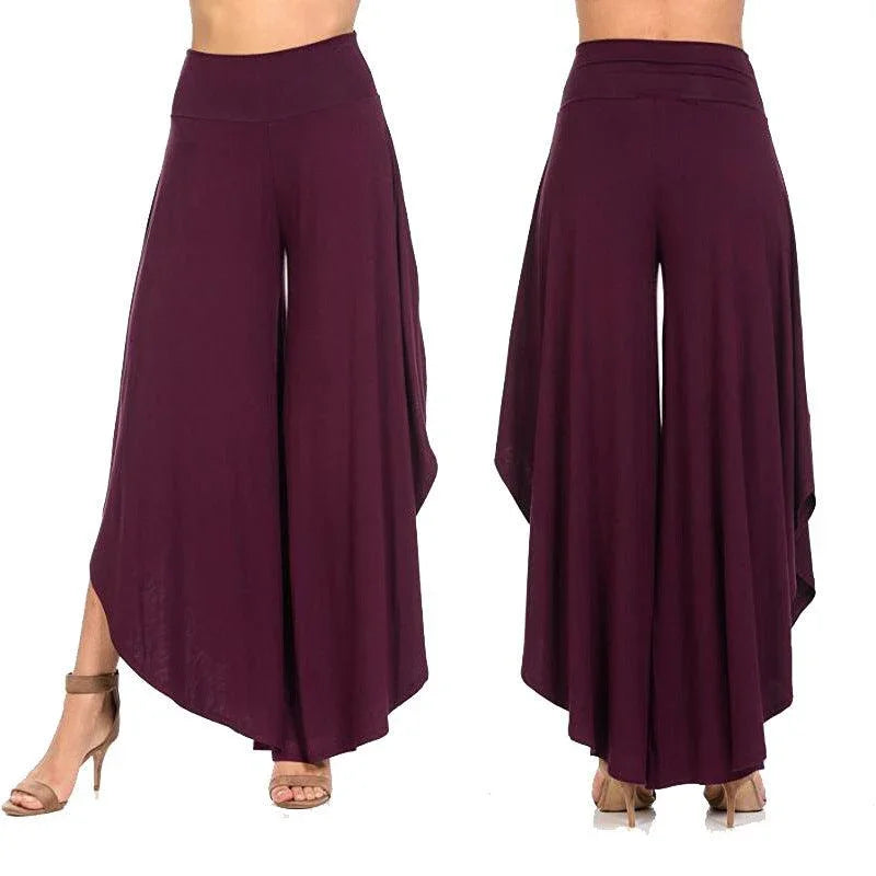 Margo Irregular Big Flared Big Swing Wide Leg Sexy Pants - Vestir en Moda