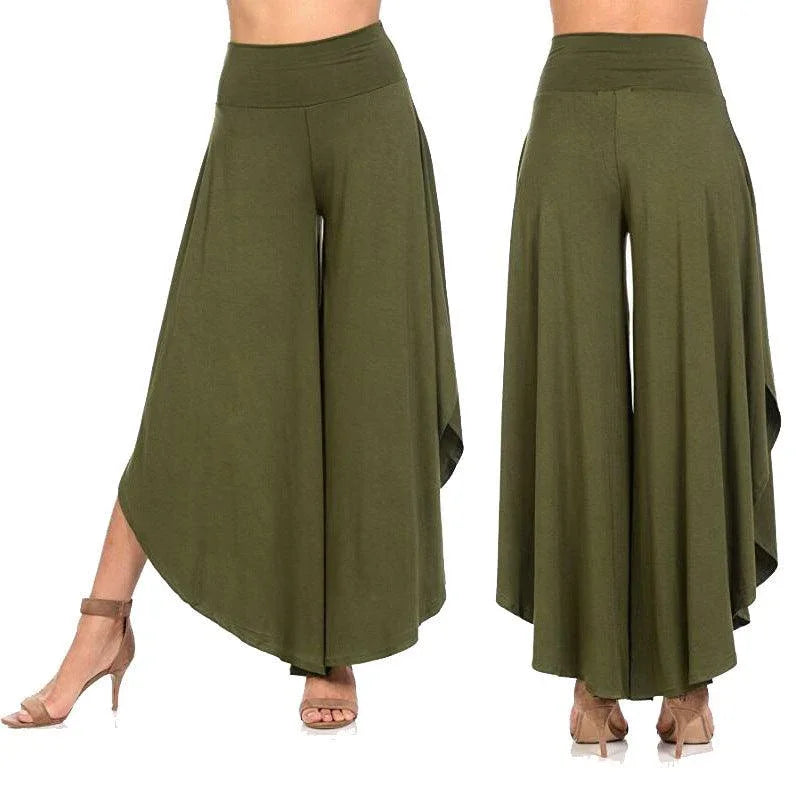 Margo Irregular Big Flared Big Swing Wide Leg Sexy Pants - Vestir en Moda