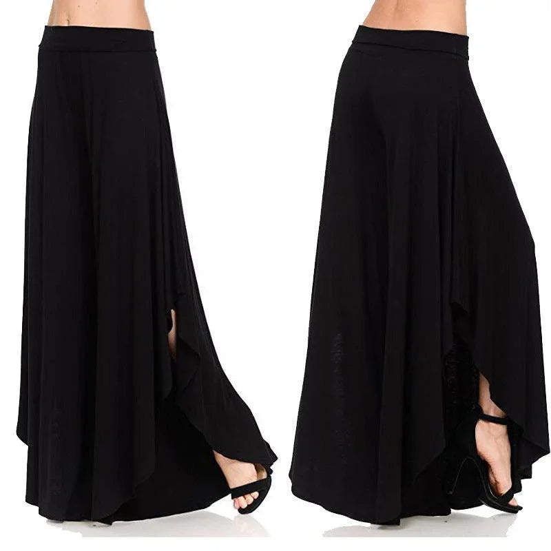 Margo Irregular Big Flared Big Swing Wide Leg Sexy Pants - Vestir en Moda